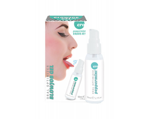 Съедобный гель Gel optimizer для орального секса, с охлаждающим эффектом, со вкусом мяты, 50 мл
