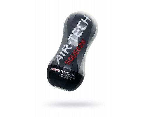 Нереалистичный мастурбатор TENGA Air-Tech Squeeze Strong, TPE, белый, 17 см