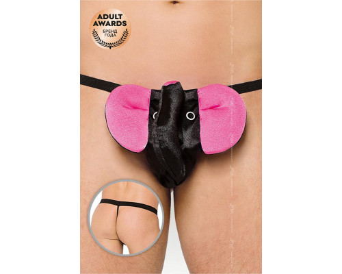 Cтринги мужские Слоник SoftLine Collection, чёрный, S/L