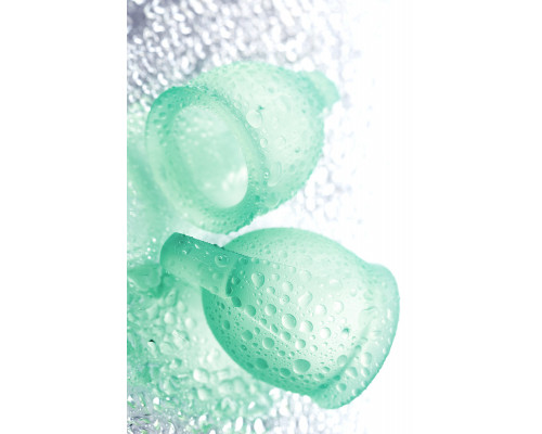Менструальная чаша Satisfyer Feel Confident, 2 шт в наборе, силикон, зеленый