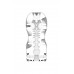 Нереалистичный мастурбатор TENGA  Air Flow Cup, TPE, белый,  15,5 см