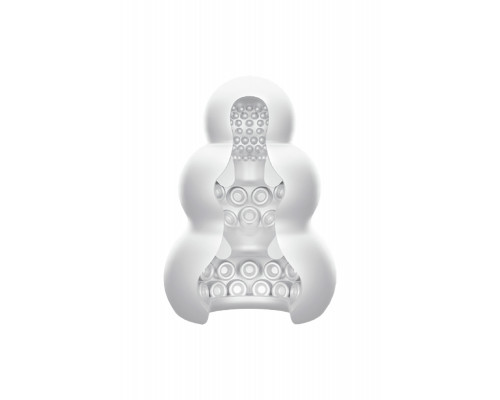 Мастурбатор нереалистичный MensMax Pucchi OCTOPUS, TPE, белый, 6,5 см