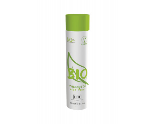 Массажное масло HOT BIO Massage oil aloe vera 100 мл.