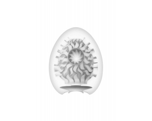 Нереалистичный мастурбатор TENGA №11 Shiny, TPE, белый, 6,1 см