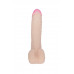 Фаллоимитатор неоскин на присоске REAL Next Lovetoy, TPR, телесный 25,5 см