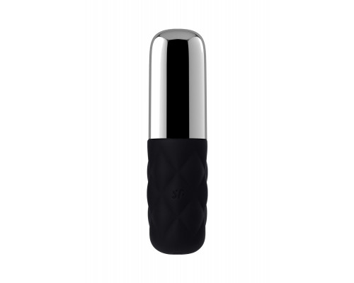 Вибромассажер Satisfyer Mini Sparkling Darling , силикон, чёрный, 11,4 см.