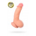 Реалистичный фаллоимитатор TOYFA RealStick Elite Oliver, TPR, телесный, 18,5 см