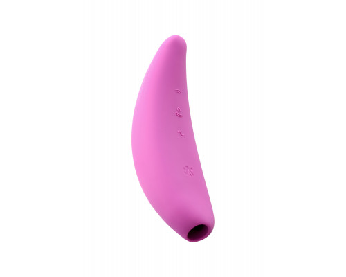 Вакуум-волновой бесконтактный стимулятор клитора Satisfyer Curvy 3+, силикон, розовый, 14,5 см.