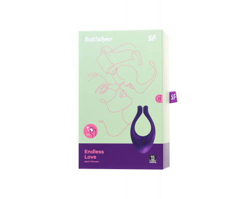 Многофункциональный стимулятор для пар Satisfyer Partner Multifun 1, силикон, фиолетовый, 13,5 см.