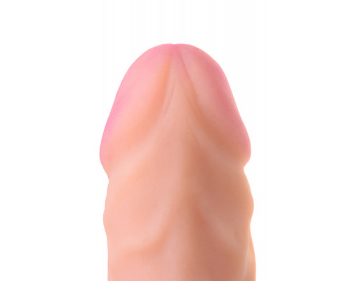 Фаллоимитатор-гигант LoveToy, реалистичный, neoskin, телесный, 27 см, Ø 6,8 см