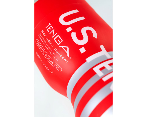 Нереалистичный мастурбатор TENGA  Deep Throat US, TPE, белый, 18,1 см