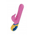 Нереалистичный вибратор PMV Copy - Dolphin, силикон, розовый, 23 см