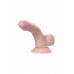 Реалистичный фаллоимитатор TOYFA RealStick Nude, PVC, телесный, 14,5 см