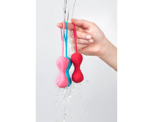 Набор вагинальных шариков Satisfyer Balls C02 Double, силикон, ассорти, Ø 3,2 см.