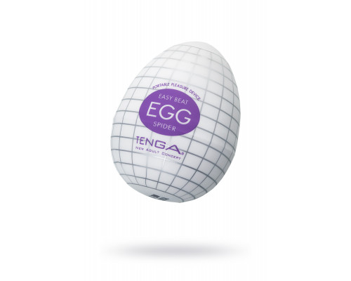 Нереалистичный мастурбатор TENGA № 3 Spider, TPE, белый, 6,1 см