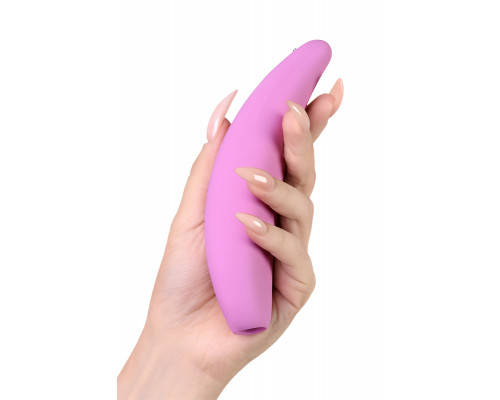 Вакуум-волновой бесконтактный стимулятор клитора Satisfyer Curvy 3+, силикон, розовый, 14,5 см.
