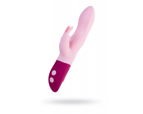 Нереалистичный вибратор Love to Love Hello Rabbit, силикон, розовый, 24,5 см.