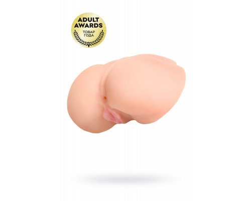Мастурбатор реалистичный TOYFA Juicy Pussy Sophie с вибрацией , вагина и анус, TPR, 17 см