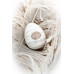 Нереалистичный мастурбатор TENGA № 6 Silky, TPE, белый, 6,1 см