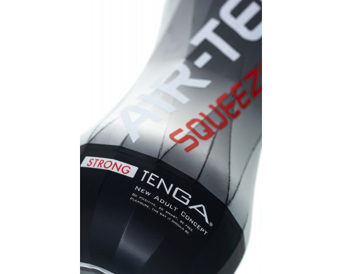 Нереалистичный мастурбатор TENGA Air-Tech Squeeze Strong, TPE, белый, 17 см