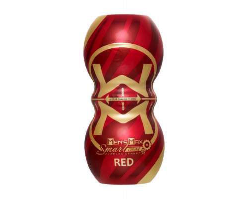 Мастурбатор нереалистичный MensMax Smart Gear RED, TPE, белый, 15 см