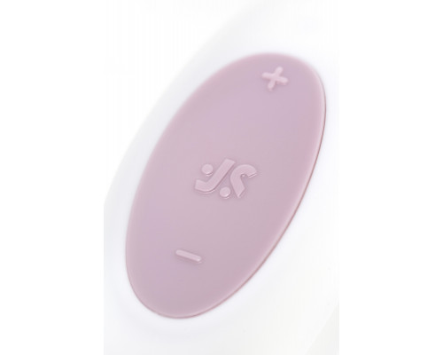Многофункциональный стимулятор для пар Satisfyer Partner Double Joy, силикон, белый, 18 см.