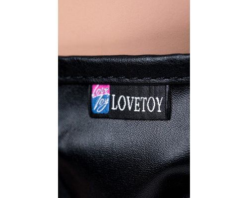 Страпон на креплении LoveToy WOMAN - CUBA с 2 насадками, neoskin, телесный