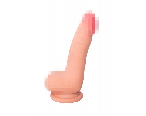 Реалистичный фаллоимитатор TOYFA RealStick Elite Nathan, TPR, телесный, 18,5 см