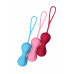 Набор вагинальных шариков Satisfyer Balls C02 Double, силикон, ассорти, Ø 3,2 см.