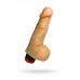 Вибромассажёр-реалистик Lovetoy,ПВХ, телесный, 17,8 см