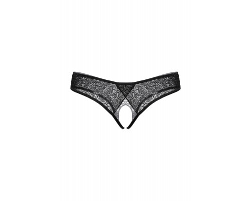 Трусики открытые SoftLine Collection, чёрный, S/M