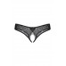 Трусики открытые SoftLine Collection, чёрный, S/M