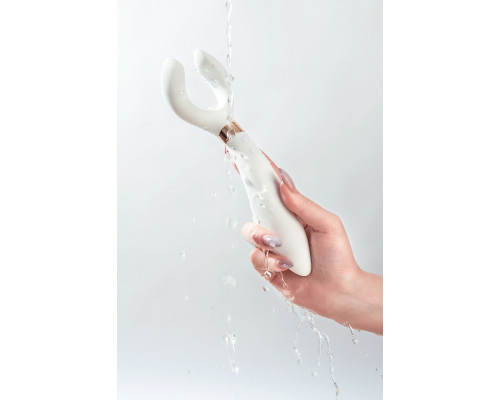 Многофункциональный стимулятор для пар Satisfyer Partner Multifun 3, силикон, белый, 23,5 см.