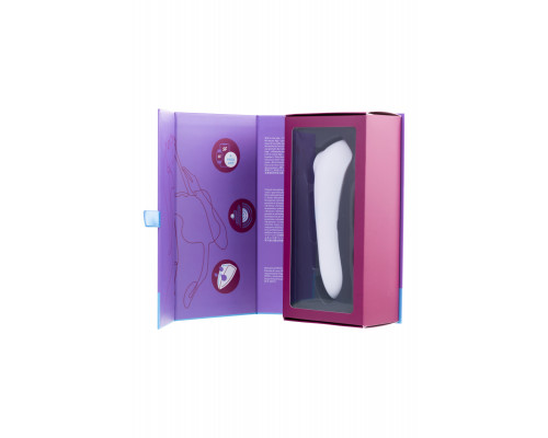 Вакуум-волновой бесконтактный стимулятор клитора Satisfyer Dual Pleasure, силикон, белый, 17,9 см.