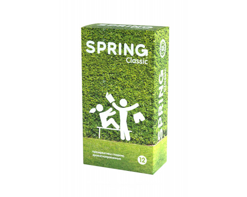 Презервативы Spring Classic, классические, латекс, 17,5 см, 12 шт