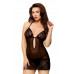 Комбинация и стринги SoftLine Collection Larisa, чёрный, M/L
