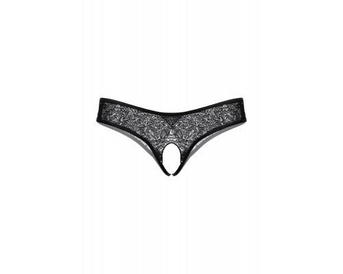 Трусики открытые SoftLine Collection, чёрный, S/M