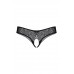 Трусики открытые SoftLine Collection, чёрный, S/M