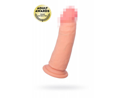 Реалистичный фаллоимитатор RealStick Elite Tobias, TPR, телесный, 18 см