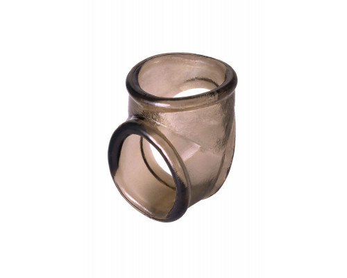 Эрекционное кольцо на пенис XLover by TOYFA, TPE, черный прозрачный, 3,5 см