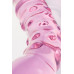 Двусторонний фаллоимитатор Sexus Glass, стекло, розовый, 20,5 см