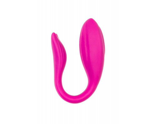 Вибратор для пар A-Toys by TOYFA Dolphy, силикон, розовый, 9,6 см