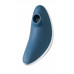 Вакуум-волновой стимулятор клитора с вибрацией Satisfyer Vulva Lover 1, силикон, синий, 11,9 см