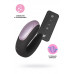 Стимулятор для пар Satisfyer Double Fun Connect App, с пультом ДУ, силикон, черный, 9 см