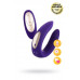 Вибромассажер для пар Satisfyer Double Plus Remote с пультом ДУ, силикон, фиолетовый, 8,8 см
