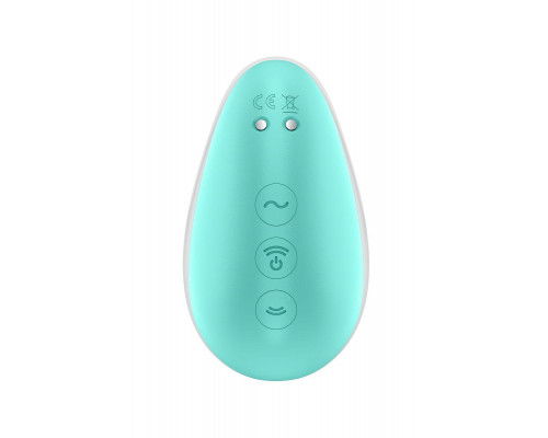 Вакуумный стимулятор клитора Satisfyer Pixie Dust, силикон, зеленый, 9,4 см