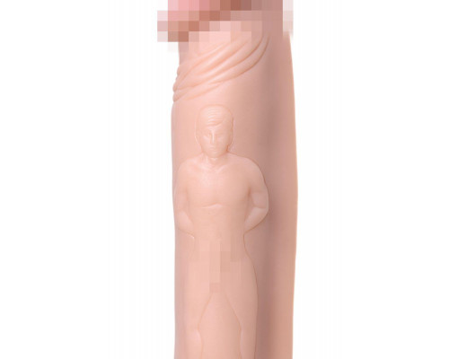 Реалистичный фаллоимитатор RealStick Nude, PVC, телесный, 23 см