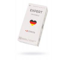 Презервативы EXPERT Invisible Germany 12шт +(3 бесплатно), ультратонкие