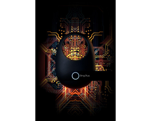Эрекционное кольцо на пенис OIVITA, ORing Plus, силикон, черный, 6.5  см