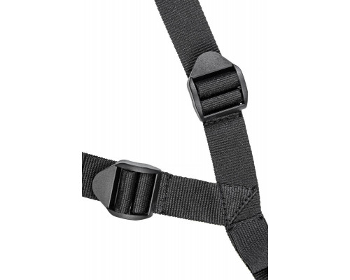 Трусики для страпона RealStick Strap-On Onyx, экокожа, черные